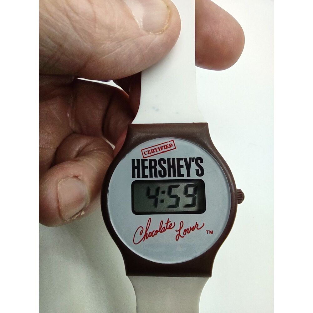 Certified Hershey's Chocolate Lover Digital Watch 1988 Alva watch company
